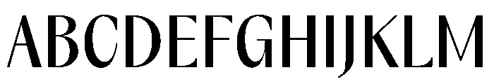 PPAcma Medium Instance Font UPPERCASE