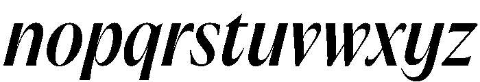PPAcma SemiboldItalic Instance Font LOWERCASE