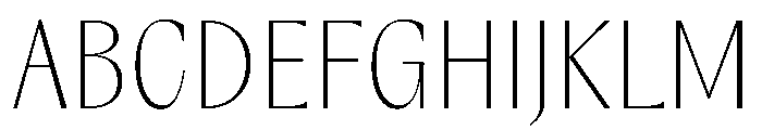 PPAcma Thin Instance Font UPPERCASE