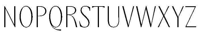 PPAcma Thin Instance Font UPPERCASE