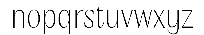 PPAcma Thin Instance Font LOWERCASE