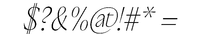 PPAcma ThinItalic Instance Font OTHER CHARS
