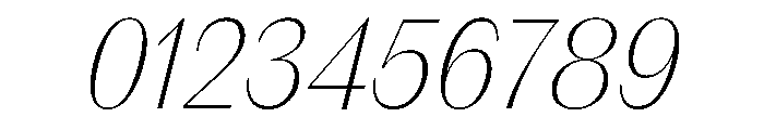 PPAcma ThinItalic Font OTHER CHARS