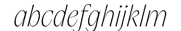 PPAcma ThinItalic FONT