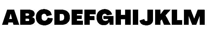 PPAgrandir Black Instance Font UPPERCASE