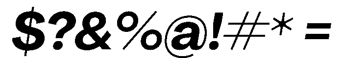 PPAgrandir BoldItalic Instance Font OTHER CHARS