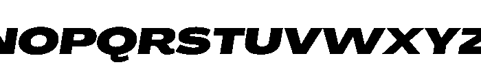 PPAgrandir GrandBlackItalic Instance Font UPPERCASE