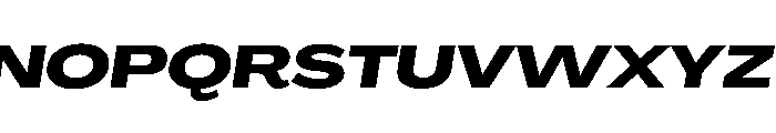 PPAgrandir GrandHeavyItalic Instance Font UPPERCASE