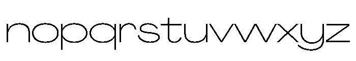 PPAgrandir GrandThin Instance Font LOWERCASE