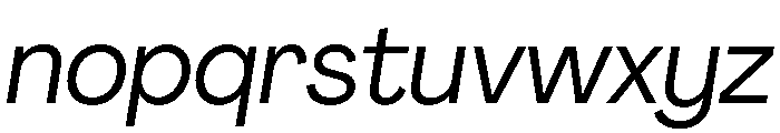 PPAgrandir Italic Instance Font LOWERCASE
