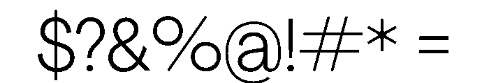 PPAgrandir NarrowLight Instance Font OTHER CHARS