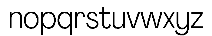 PPAgrandir NarrowLight Instance Font LOWERCASE