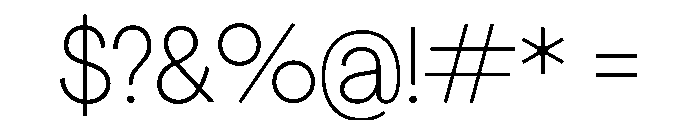 PPAgrandir NarrowThin Instance Font OTHER CHARS