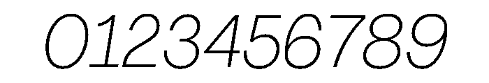 PPAgrandir ThinItalic Instance Font OTHER CHARS