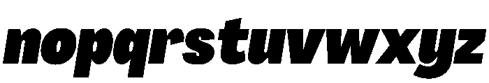 PPAgrandir TightBlackItalic Instance Font LOWERCASE
