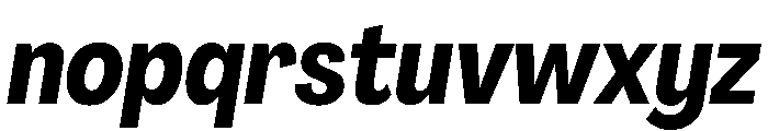 PPAgrandir TightBoldItalic Instance Font LOWERCASE