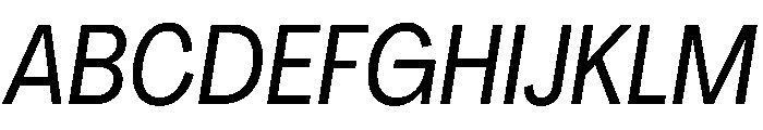 PPAgrandir TightItalic Instance Font UPPERCASE