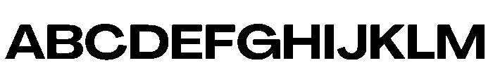 PPAgrandir WideBold Instance Font UPPERCASE