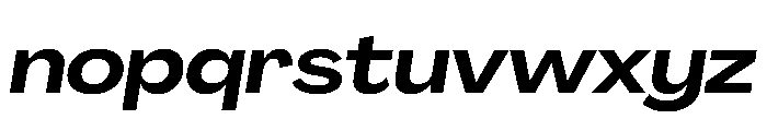 PPAgrandir WideBoldItalic Instance Font LOWERCASE