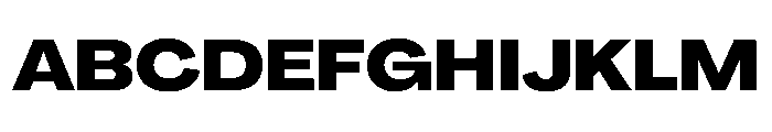 PPAgrandir WideHeavy Instance Font UPPERCASE