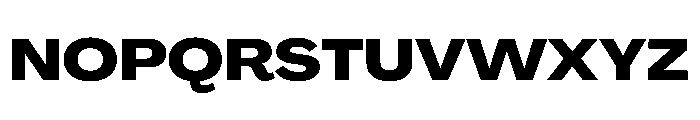 PPAgrandir WideHeavy Instance Font UPPERCASE