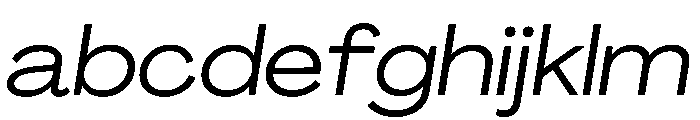 PPAgrandir WideItalic Instance FONT