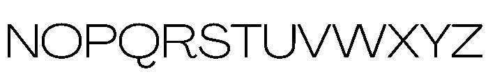 PPAgrandir WideLight Instance Font UPPERCASE