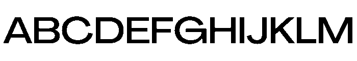 PPAgrandir WideMedium Instance Font UPPERCASE