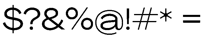 PPAgrandir WideRegular Instance Font OTHER CHARS