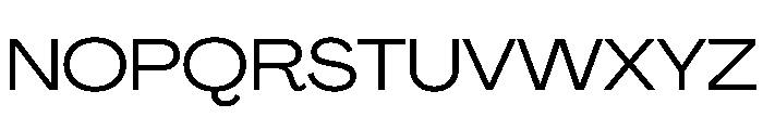 PPAgrandir WideRegular Instance Font UPPERCASE
