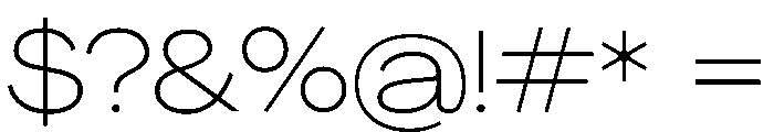 PPAgrandir WideThin Instance Font OTHER CHARS