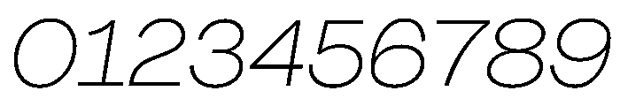 PPAgrandir WideThinItalic Instance Font OTHER CHARS