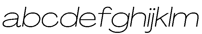 PPAgrandir WideThinItalic Instance FONT