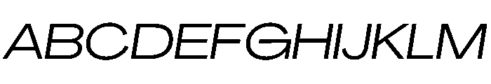 PPAgrandirGrand Italic Instance Font UPPERCASE