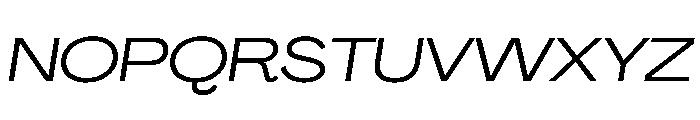 PPAgrandirGrand Italic Instance Font UPPERCASE