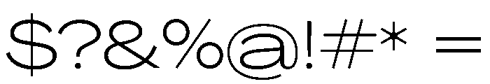 PPAgrandirGrand Light Instance Font OTHER CHARS