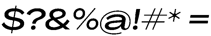 PPAgrandirGrand MediumItalic Instance Font OTHER CHARS