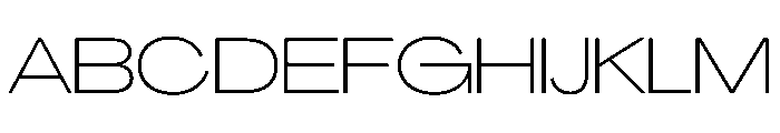 PPAgrandirGrand Thin Instance Font UPPERCASE