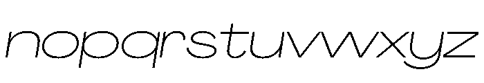 PPAgrandirGrand ThinItalic Instance Font LOWERCASE