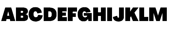 PPAgrandirNarrow Black Instance Font UPPERCASE