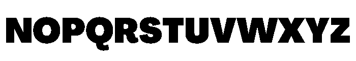PPAgrandirNarrow Black Instance Font UPPERCASE