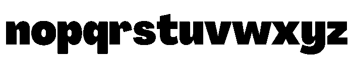 PPAgrandirNarrow Black Instance Font LOWERCASE