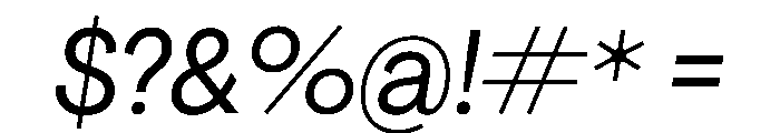 PPAgrandirNarrow Italic Instance Font OTHER CHARS