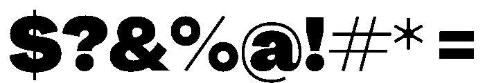 PPAgrandirNormal Black Instance Font OTHER CHARS