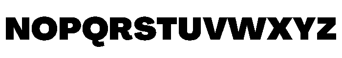PPAgrandirNormal Black Instance Font UPPERCASE