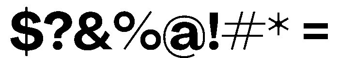 PPAgrandirNormal Bold Instance Font OTHER CHARS
