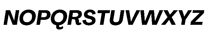 PPAgrandirNormal BoldItalic Instance Font UPPERCASE