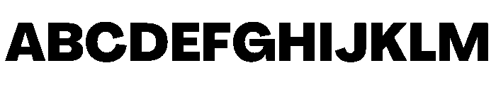 PPAgrandirNormal Heavy Instance Font UPPERCASE