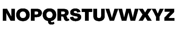 PPAgrandirNormal Heavy Instance Font UPPERCASE