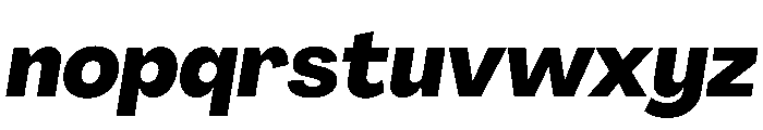 PPAgrandirNormal HeavyItalic Instance Font LOWERCASE